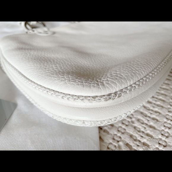 Christian Dior white leather double pocket purse - Picture 9 of 13